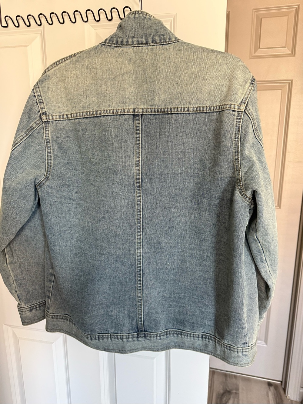 Aegle Deconstruct Asymmetric Denim Jacket Innovare Denim - Picture 7 of 9